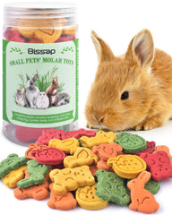 Juguetes masticables Bissap, mezcla de sabores para conejos.