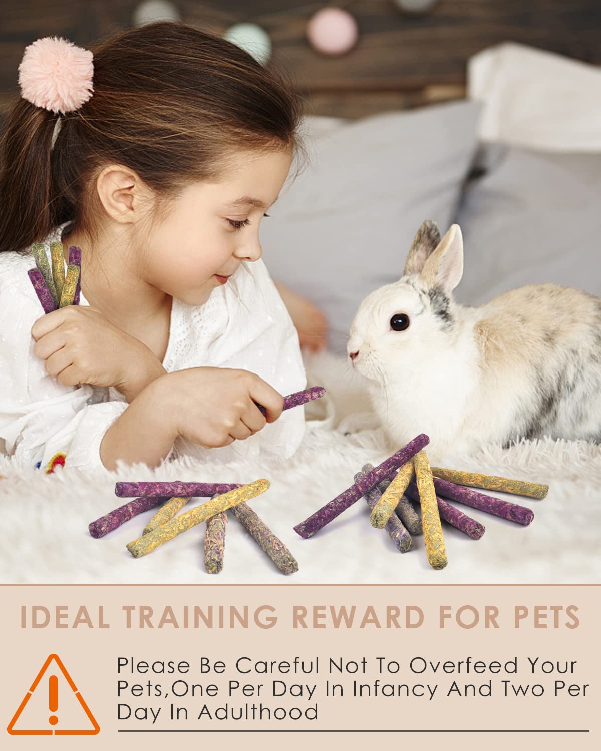 Bissap Rabbit Chew Sticks – mezcla de sabores: fomenta exploración y enriquecimiento