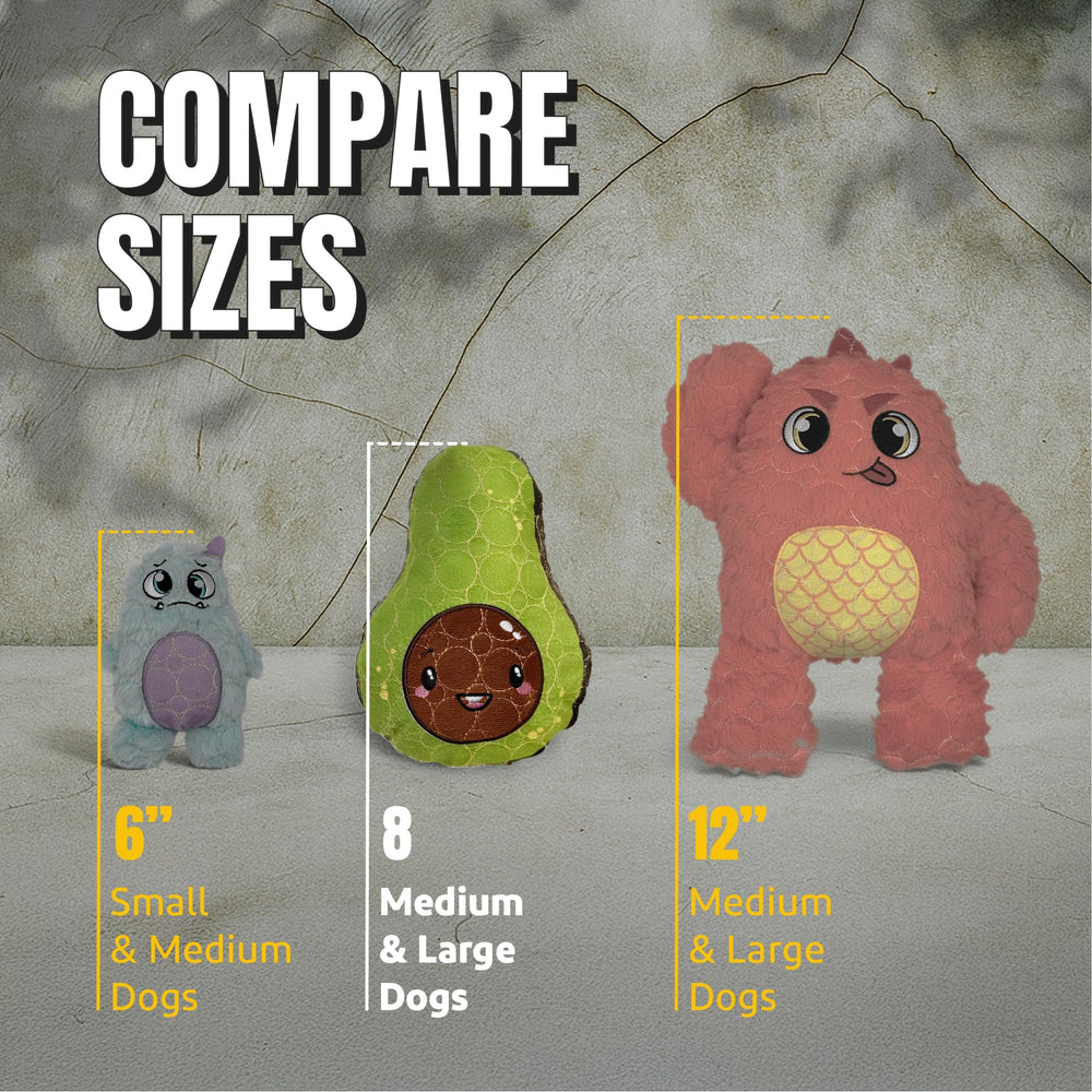 Bite Force Avocado ideal para acurrucarse, textura suave para momentos de calma.