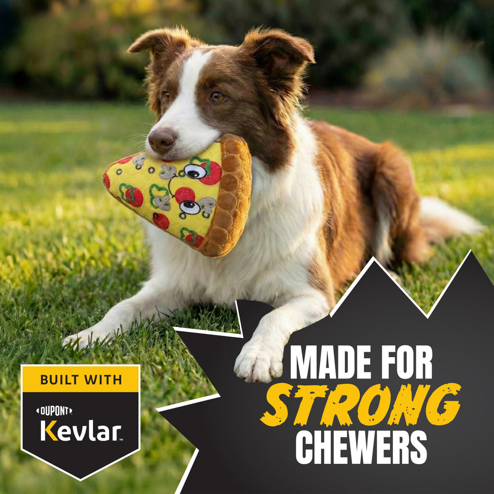 Bite Force costuras reforzadas con Kevlar para mordidas intensas.