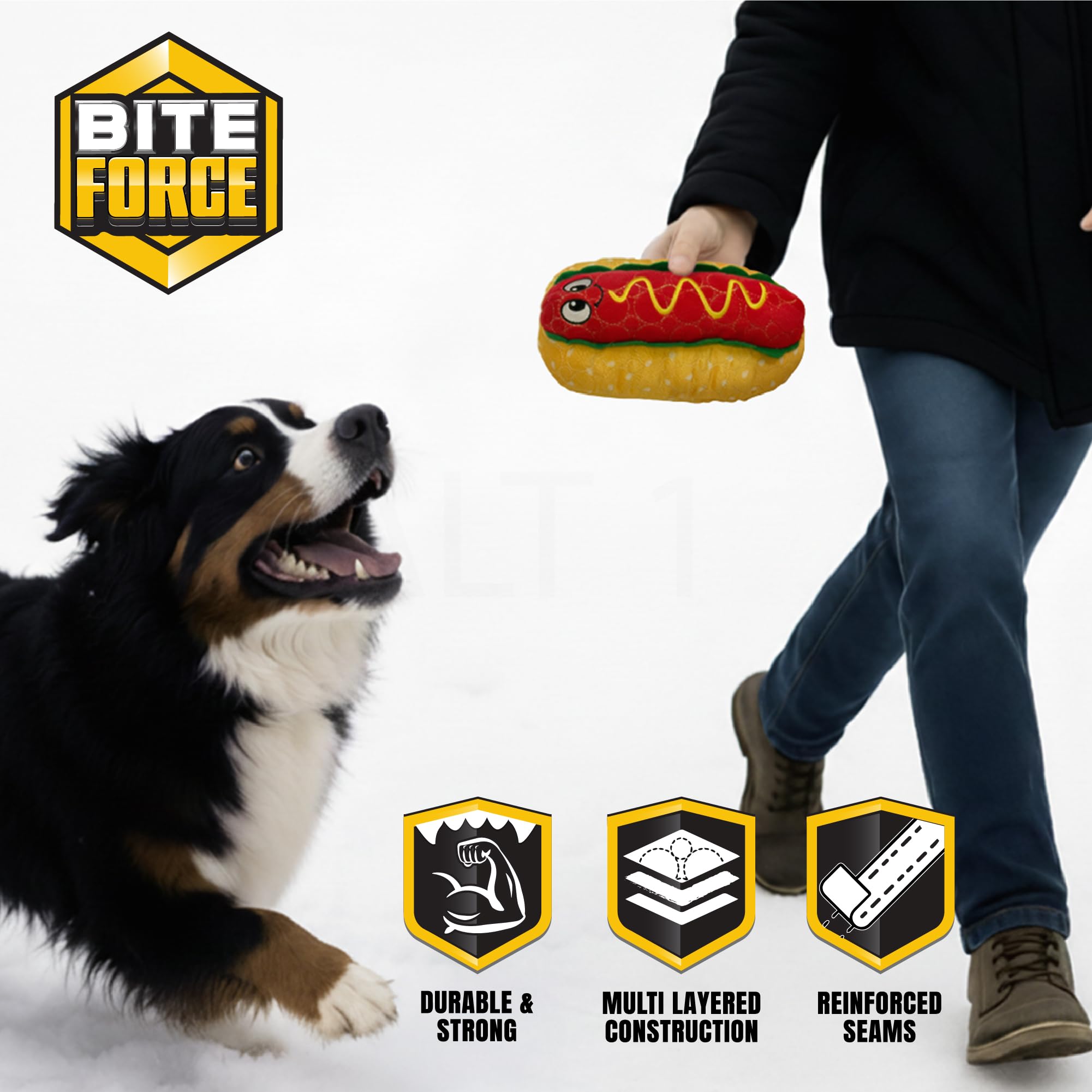Bite Force Juguete para perro grande con masticación intensa