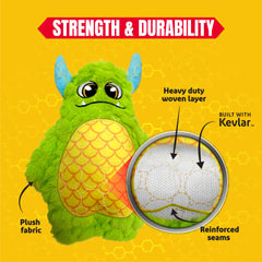 Bite Force Monstruo Verde, juego interior-exterior para perros activos