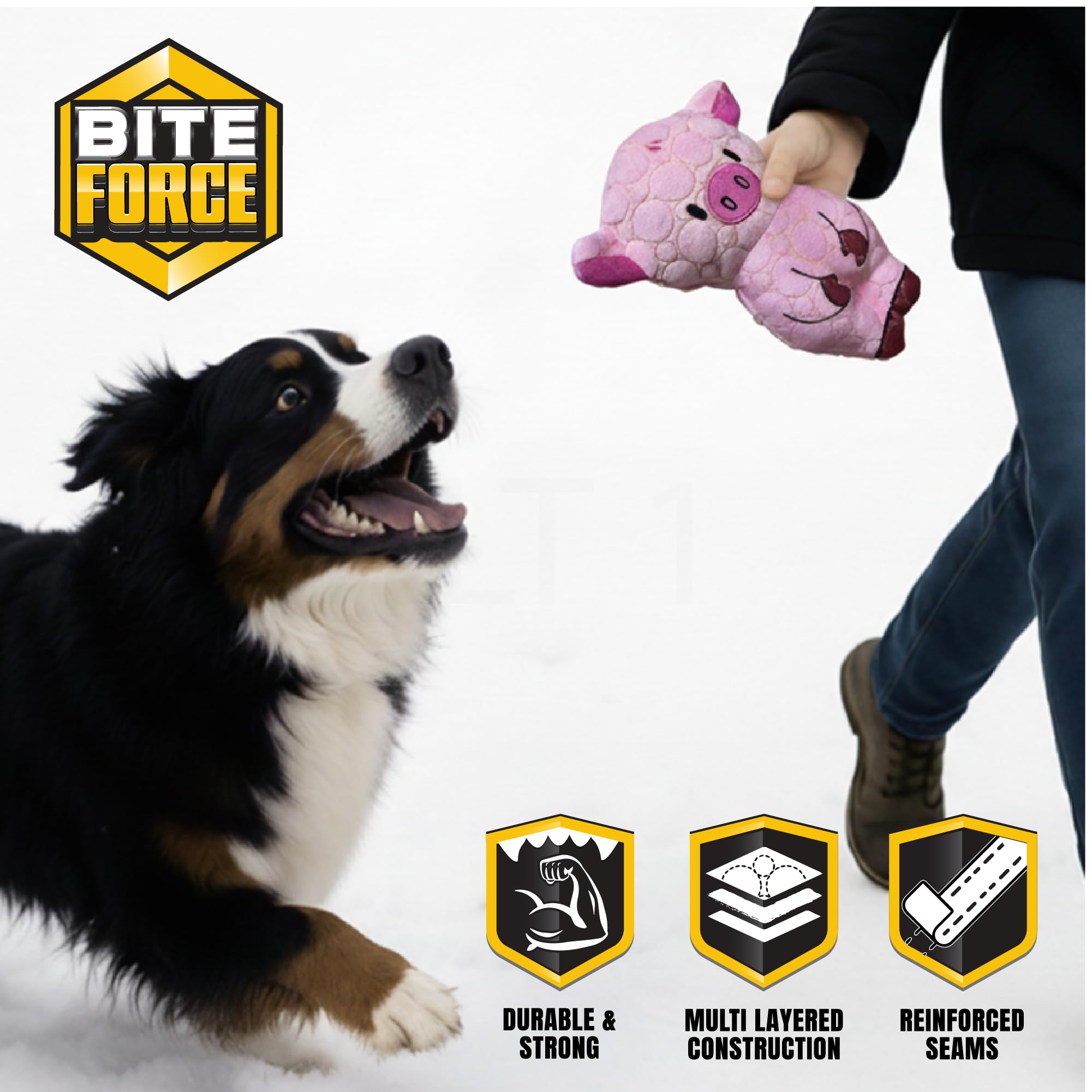 Bite Force Peppa Pig talla grande para juego intenso al aire libre