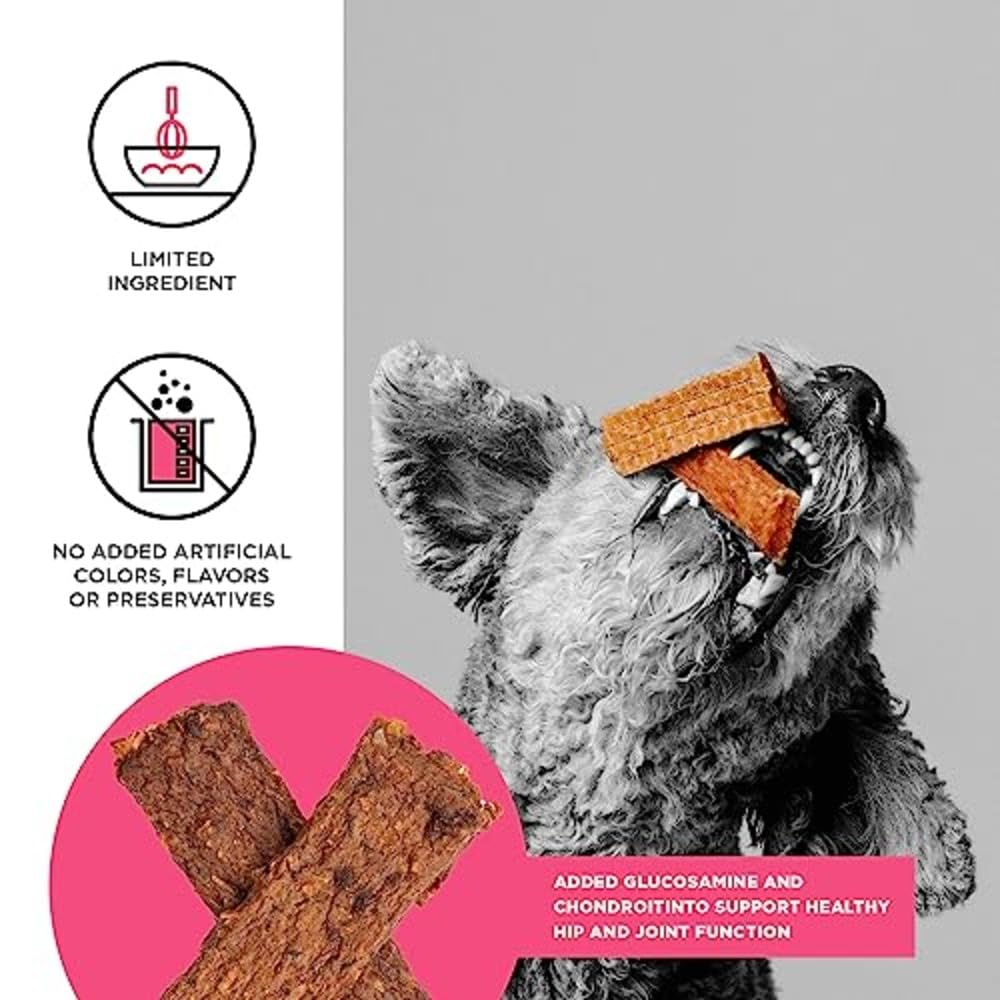 BIXBI Liberty jerky articulaciones, ingredientes clave visibles