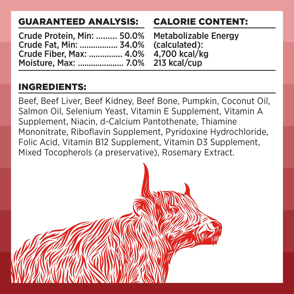 BIXBI Liberty nutricion cruda perro, dieta completa sin antibióticos ni subproductos.