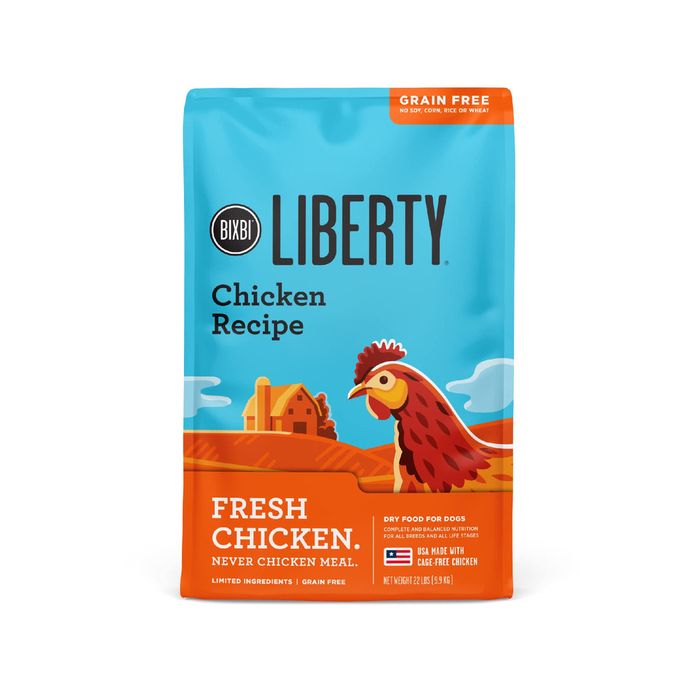 BIXBI Liberty pollo fresco principal para digestión fácil.