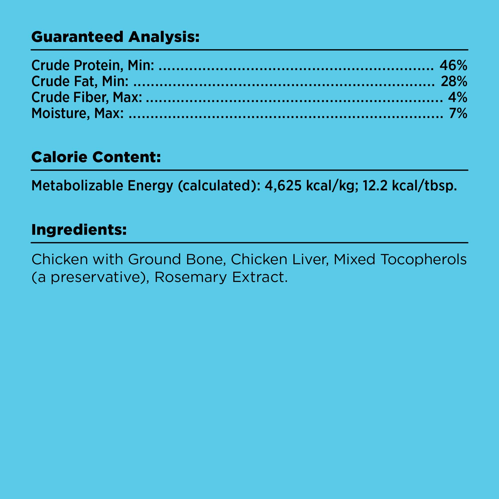 BIXBI Liberty topper poulet, sachet 4,5 oz, idéal en snack sain.
