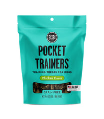 BIXBI Pocket Trainers de pollo, premio portátil para entrenamiento con sabor y bajo calorías