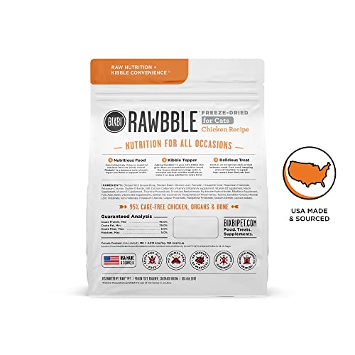 BIXBI RAWBBLE envase 3-5onz, práctico para tomas diarias y transporte.