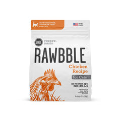 BIXBI RAWBBLE pollo liofilizado, fuente proteica para gatos sana y conveniente.
