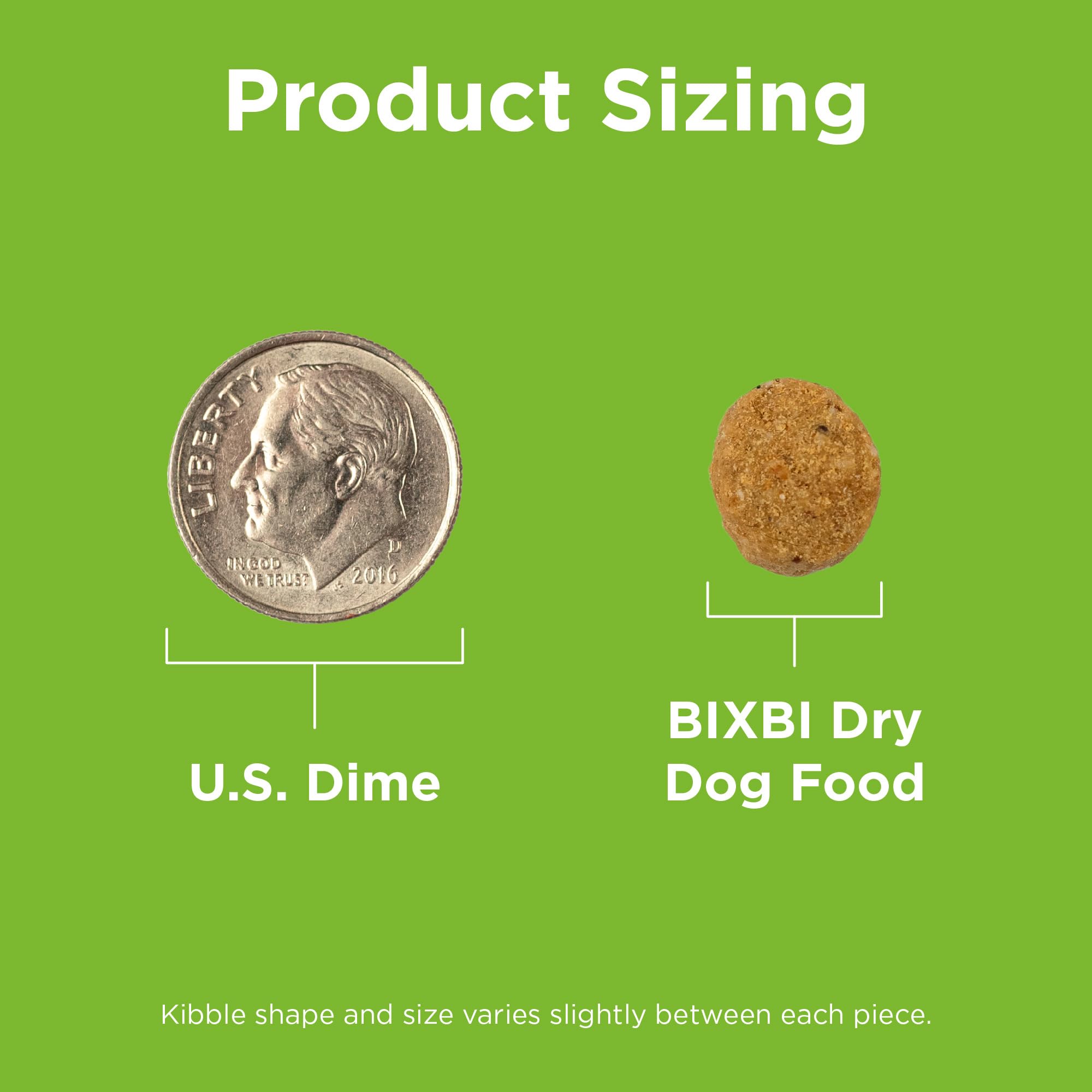 BIXBI Rawbble envase de 4 libras, hecho en EE. UU.