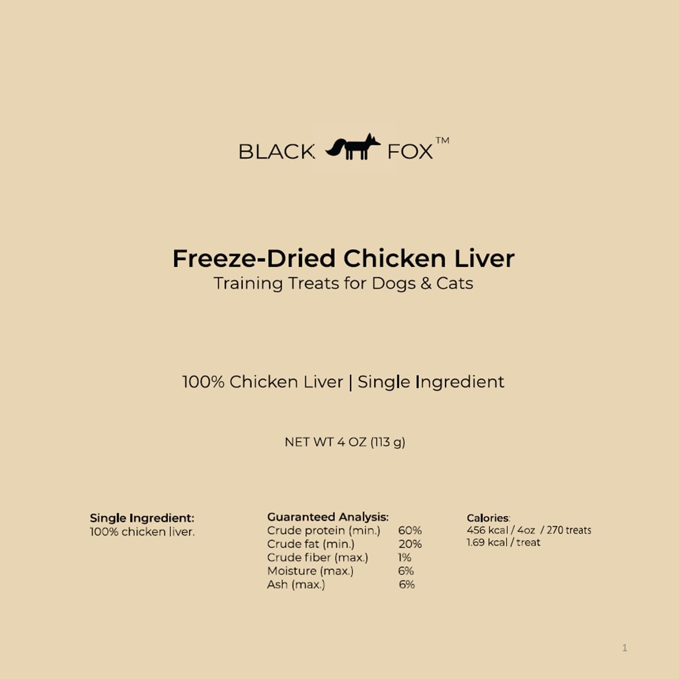 BLACK FOX snack proteico para perros y gatos, ideal para sesiones.