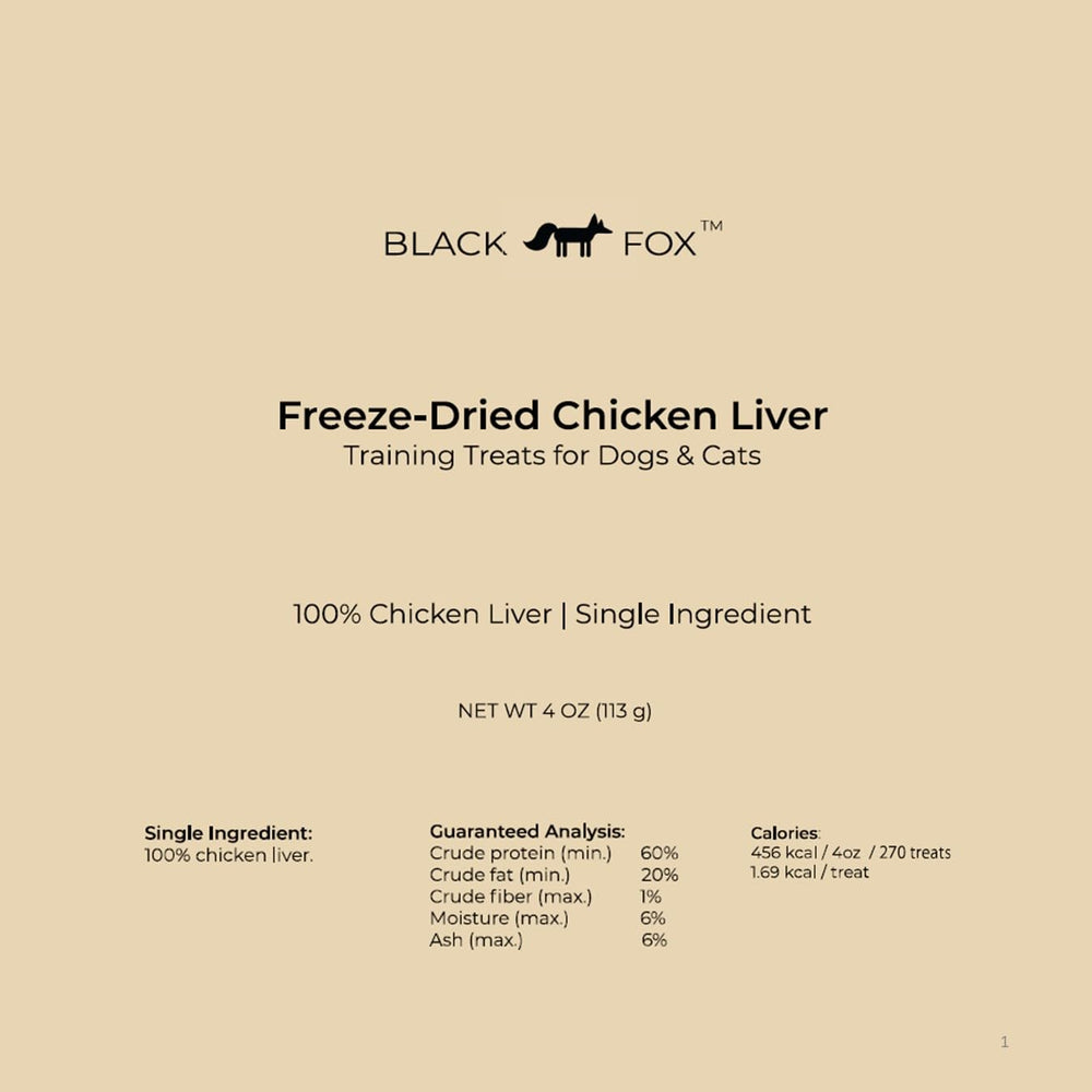 BLACK FOX snack proteico para perros y gatos, ideal para sesiones.