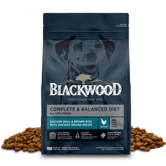 Blackwood croquetas dieta completa para perro, bolsa de 4-5 lb, sabor suave y apto para todas las etapas.