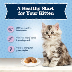 Lata de alta humedad para hidratación diaria de gatitos Blue Buffalo.