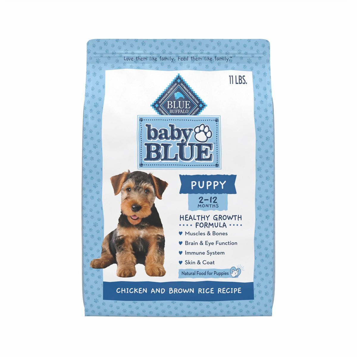 Blue Buffalo Baby Blue, bolsa de 11 lb para cachorros con pollo, alimento seco.