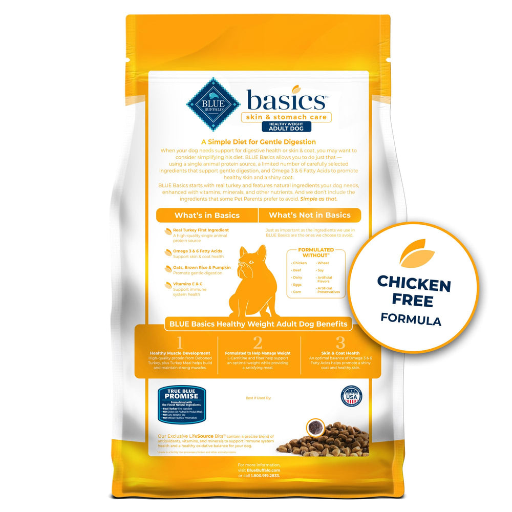 Blue Buffalo Basics control de peso y fibra para saciedad