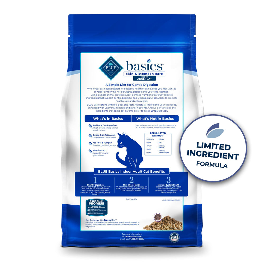 Blue Buffalo Basics cuidado piel-estomago, apoyo suave para piel y digestión