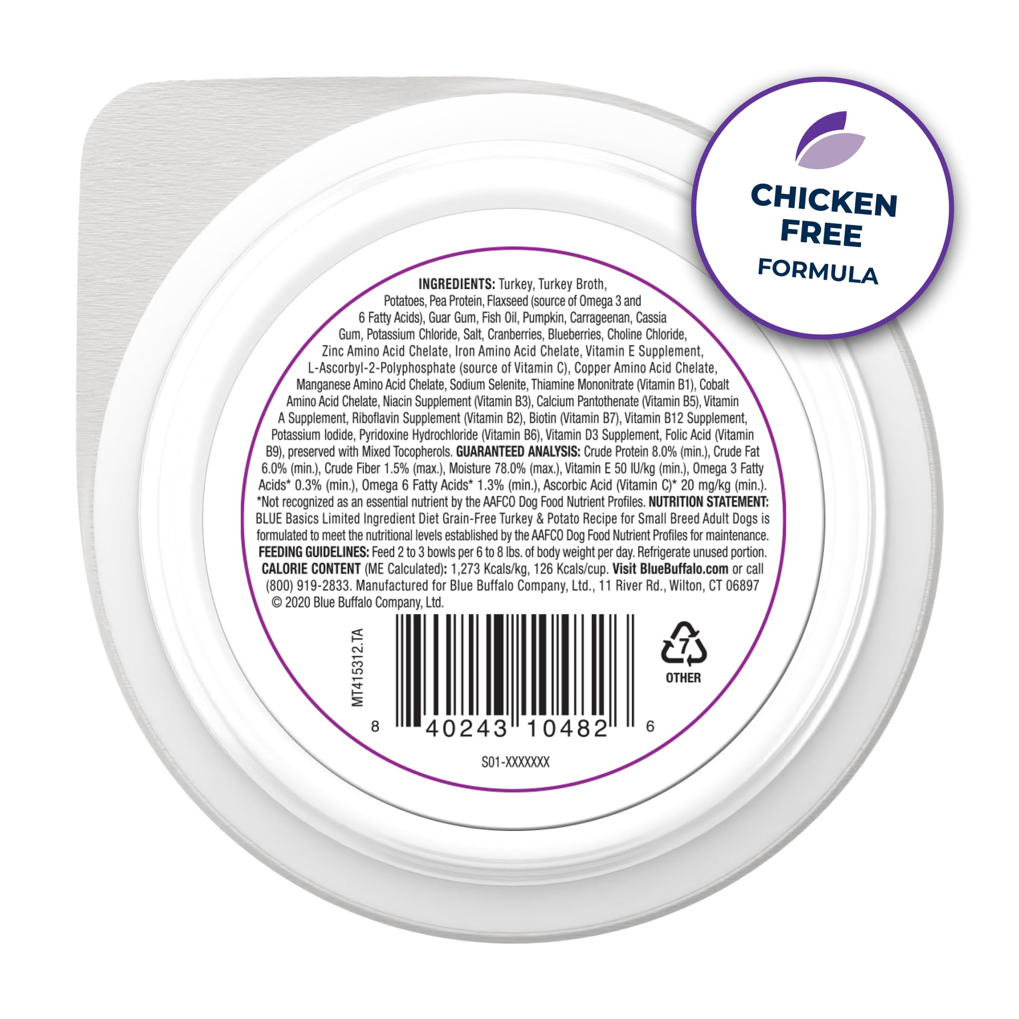 Blue Buffalo Basics dieta de ingredientes limitados para perros pequeños y sensibles