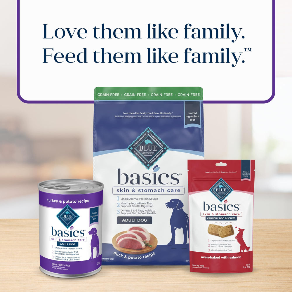 Blue Buffalo Basics: omega 3 y 6 para piel y pelaje.
