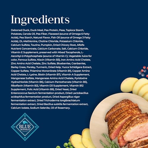 Blue Buffalo Basics Gato: mezcla suave de pato y papa para la ración diaria.