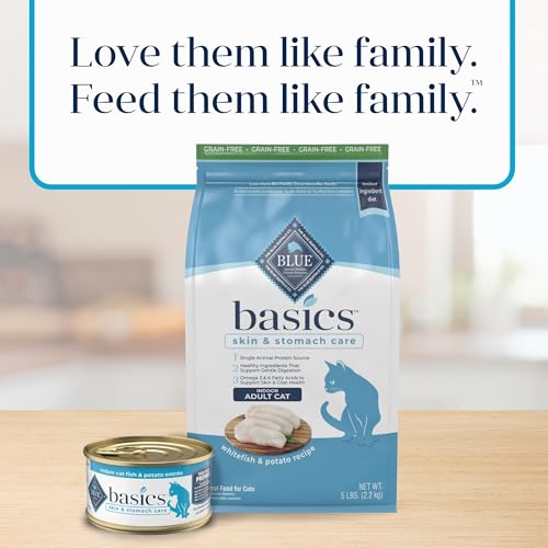 Blue Buffalo Basics: ingredientes de alta calidad para gato exigente.