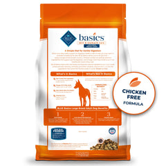 Blue Buffalo Basics para raza grande, fórmula que cuida la digestión.
