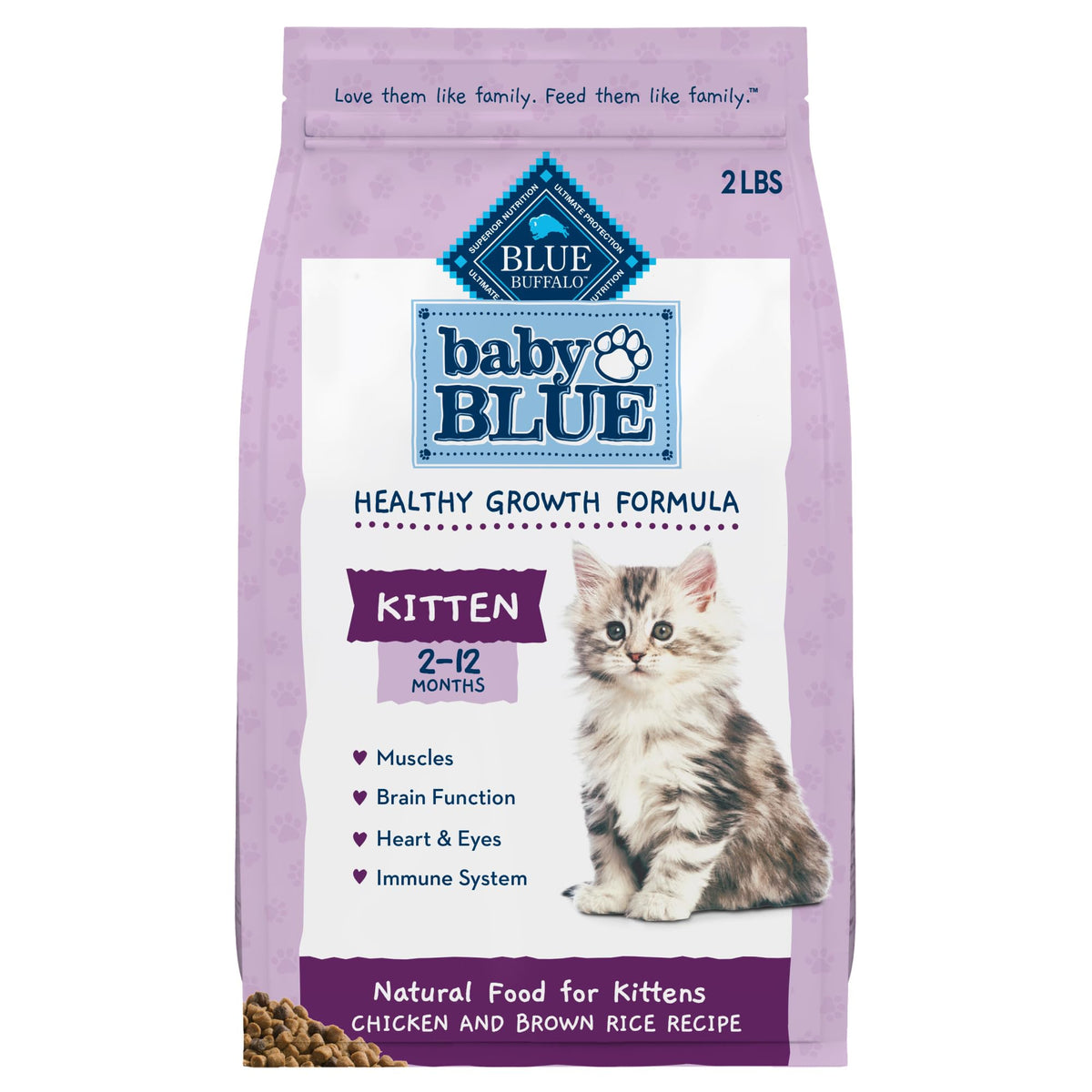 Blue Buffalo Baby BLUE Chaton – poulet premier ingrédient pour une croissance saine