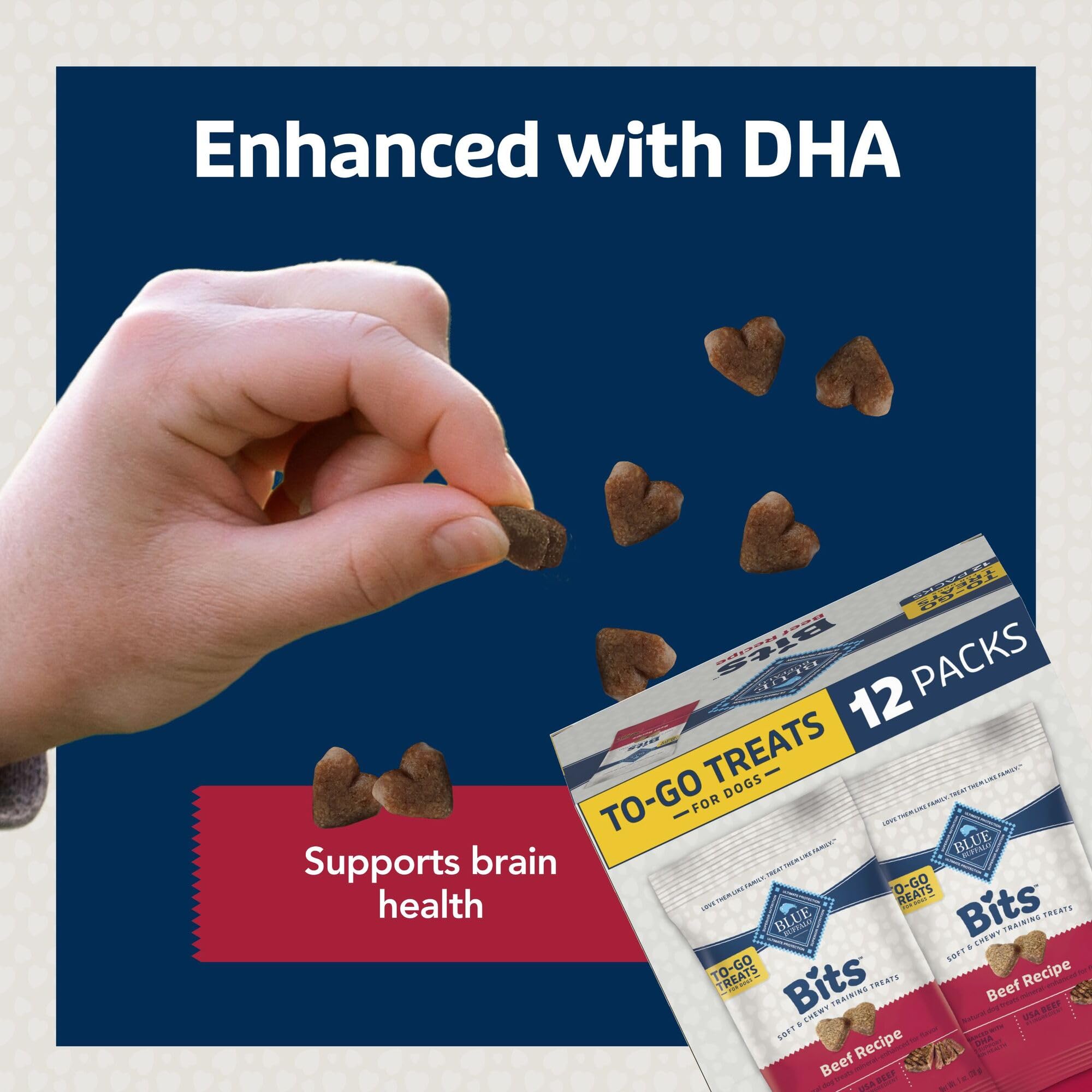 Blue Buffalo Bits – DHA pour le soutien cognitif lors du développement