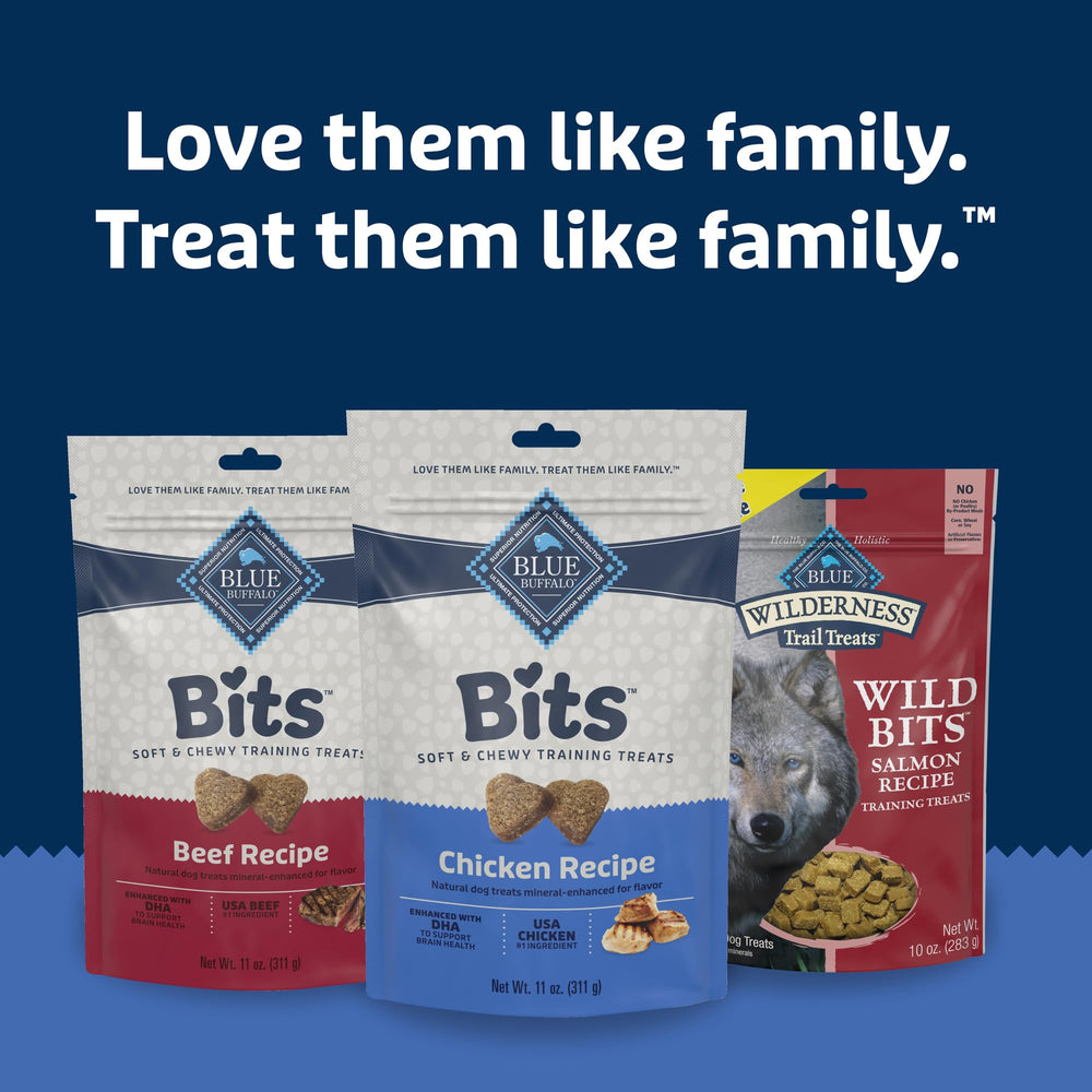 Blue Buffalo Bits, dos bolsas de 19 onzas para entrenamiento.
