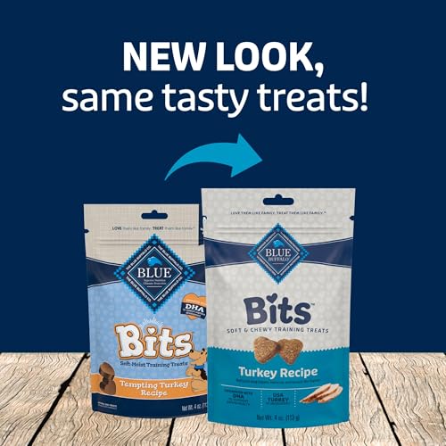 Perro contento tras la recompensa sabrosa y saludable de Blue Buffalo Bits