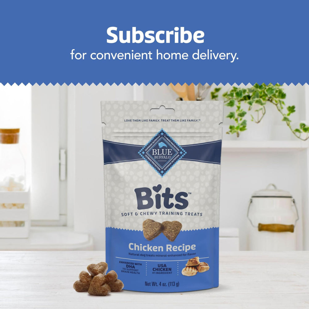 Blue Buffalo Bits: sin conservantes artificiales ni colorantes, recompensa natural