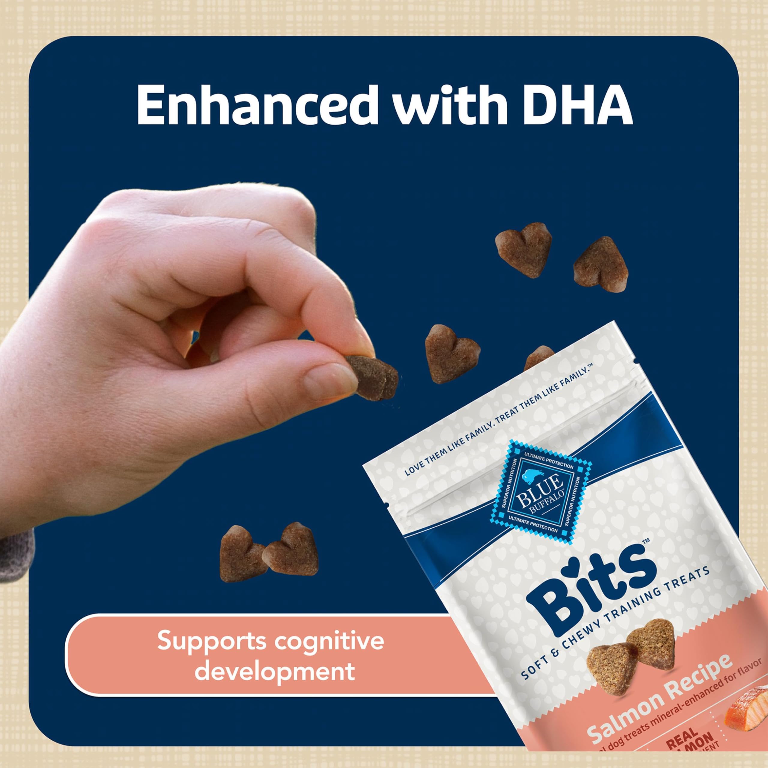 Blue Buffalo Bits sin conservantes artificiales para snack diario