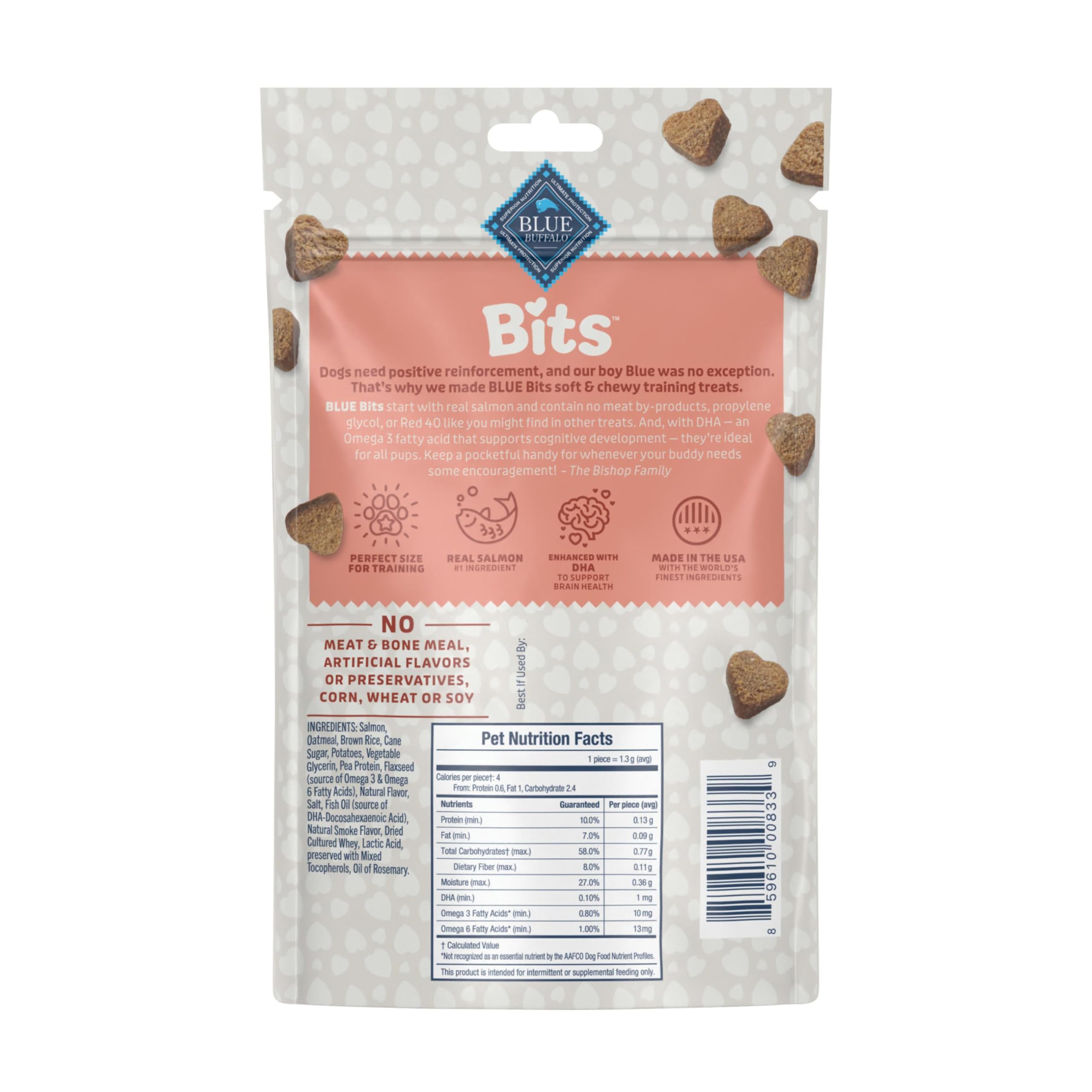 Blue Buffalo Bits textura blanda para sesiones de entrenamiento cortas
