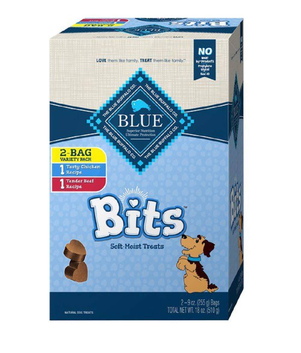 Blue Buffalo Blue Bits premios suaves para entrenamiento de perros, sabor agradable
