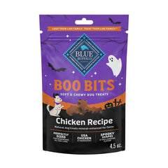 Blue Buffalo Boo Bits Halloween para perros, sabor a pollo, ideal para entrenamiento suave.
