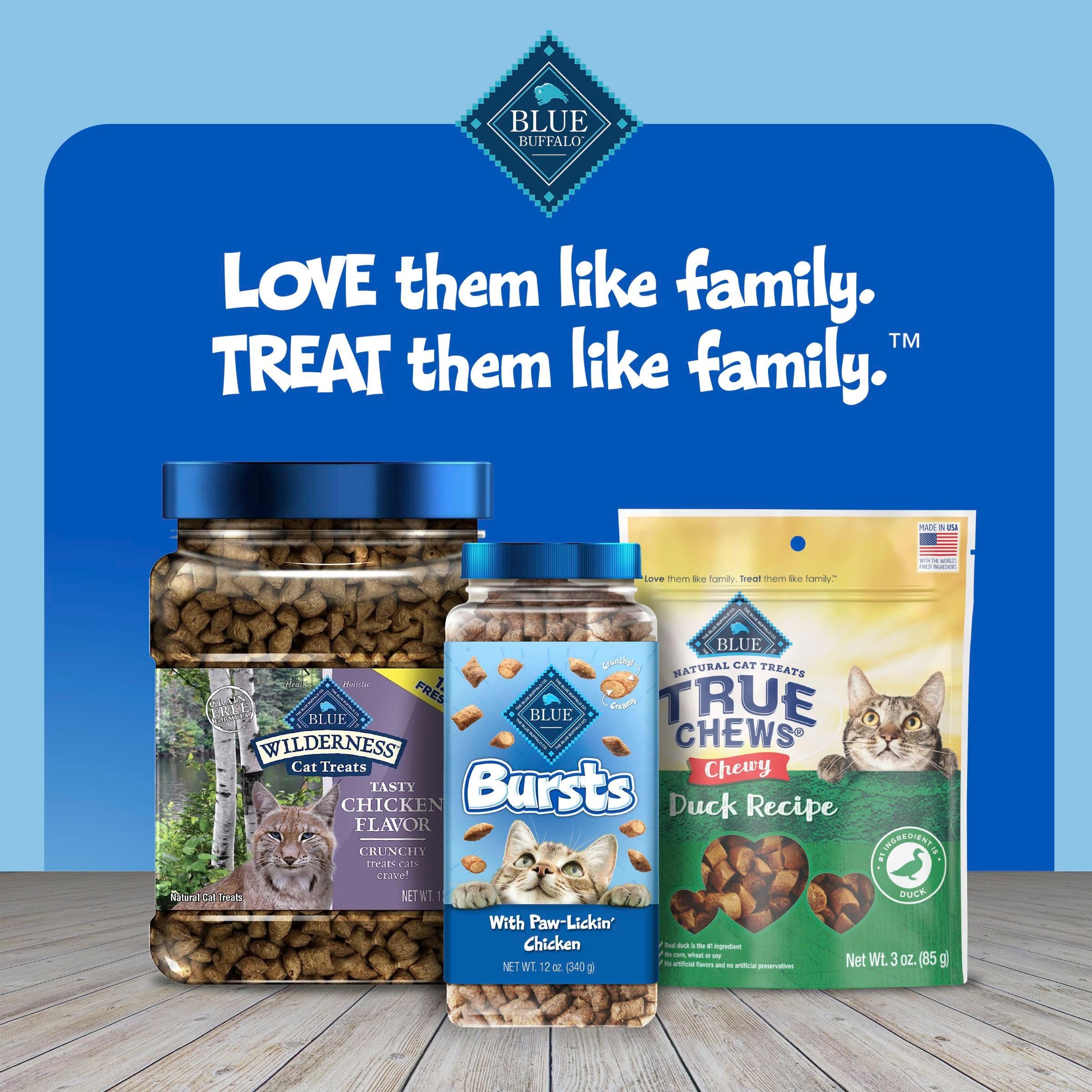 Blue Buffalo Bursts: ingredientes sanos y naturales para gatos exigentes.