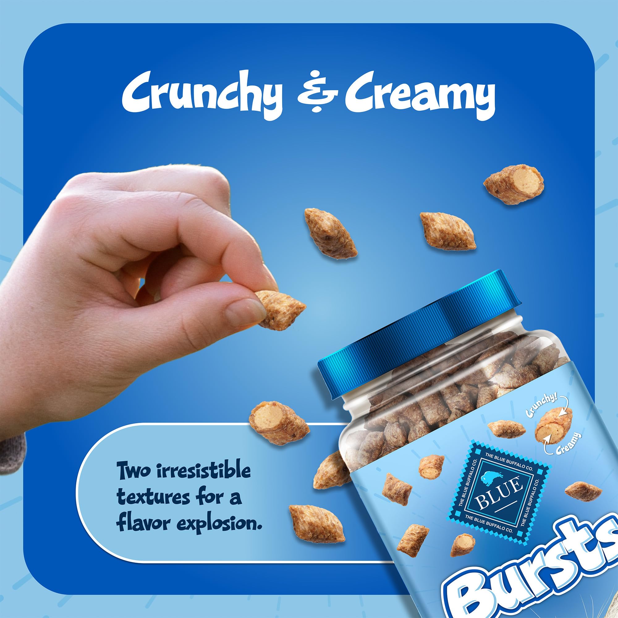 Blue Buffalo Bursts para entrenamiento con recompensa sabrosa en cada entrega