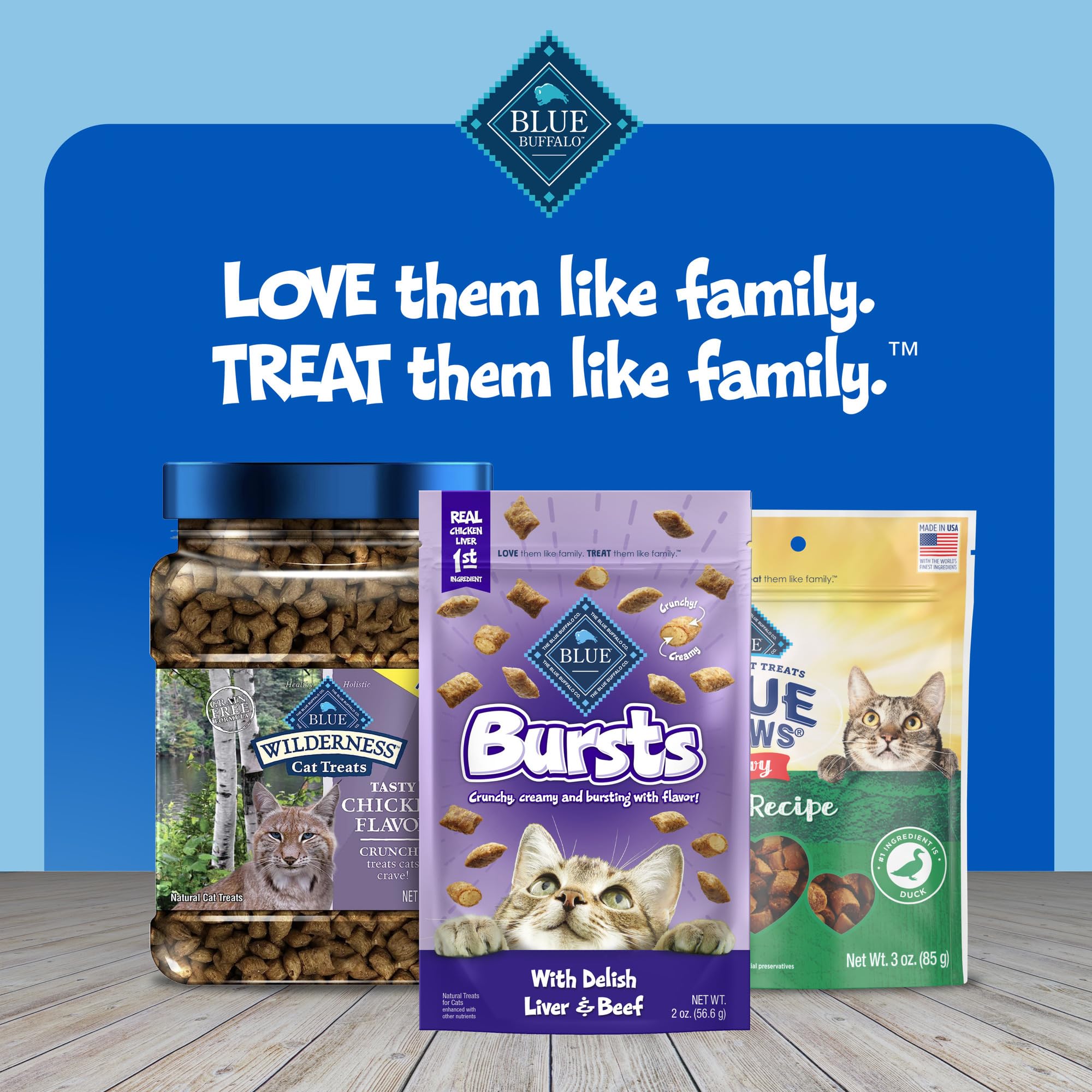 Blue Buffalo Bursts: textura sabrosa que agrada a gatos en busca de sabor