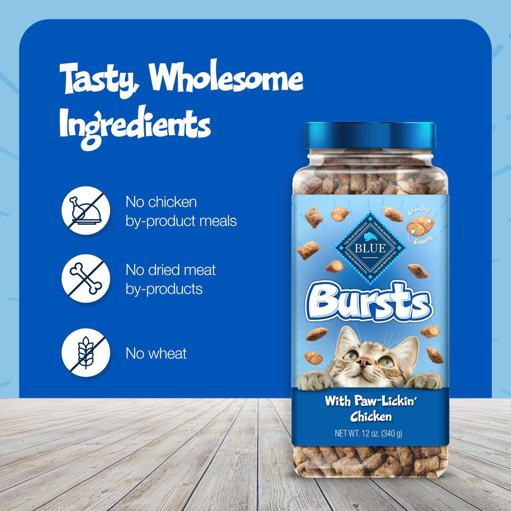 Blue Buffalo Bursts: sin maíz, trigo ni soya para dietas simples.