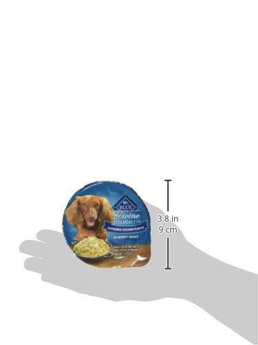 Blue Buffalo Delights incluye papas, zanahorias y guisantes para una comida sabrosa.