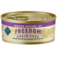 Blue Buffalo Freedom proteína-real-pollo: alimento húmedo para gatos indoor maduros, sabroso y completo.