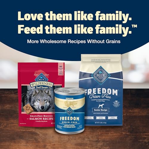 Blue Buffalo Freedom Senior: etiqueta nutricional clara con beneficios clave