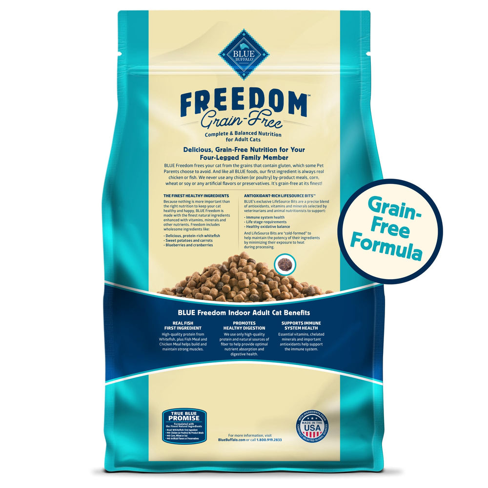 Blue Buffalo Freedom sin subproductos de pollo, opción adecuada para gatos sensibles