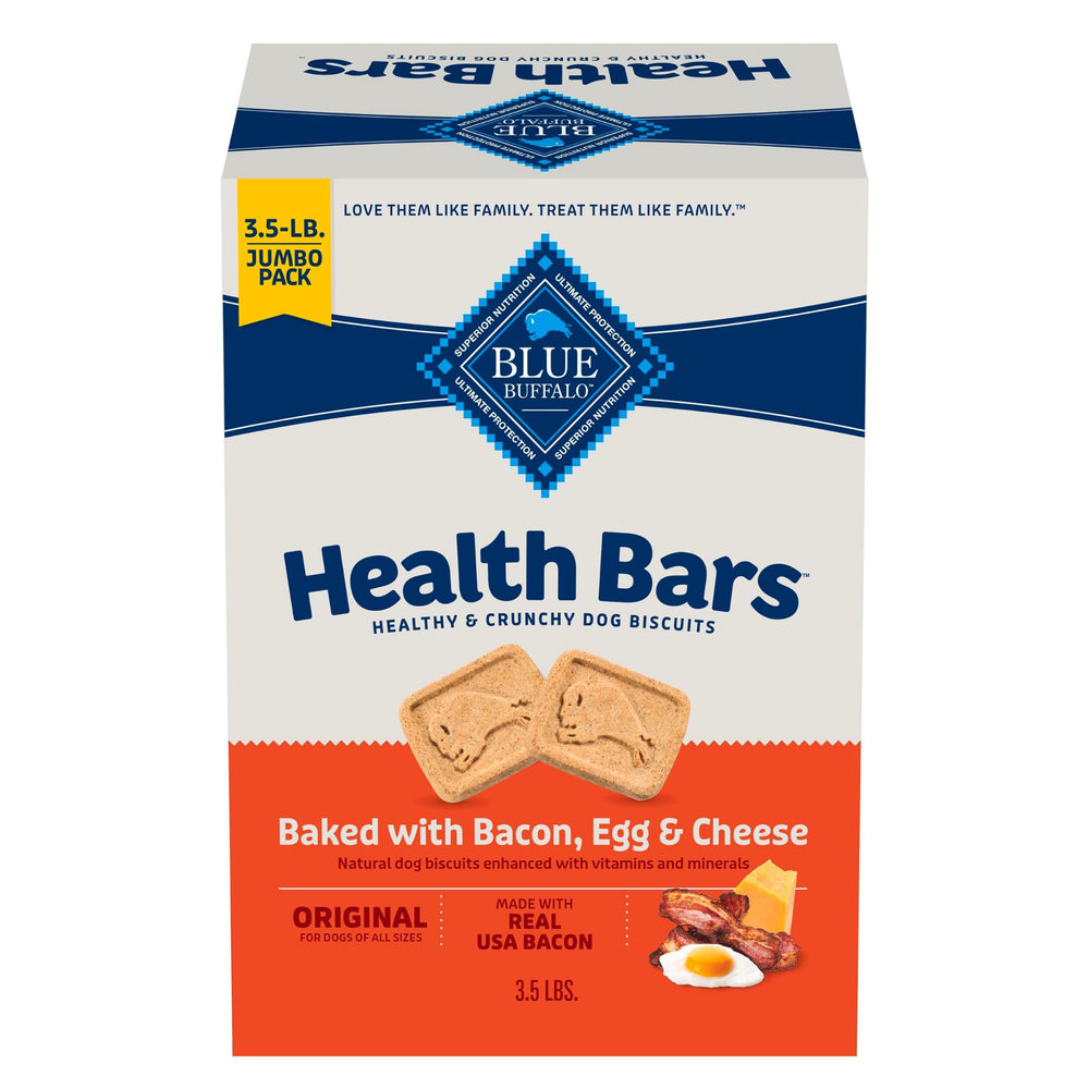 Blue Buffalo Health Bars croquant bacon œuf fromage, idéal pour l’entraînement