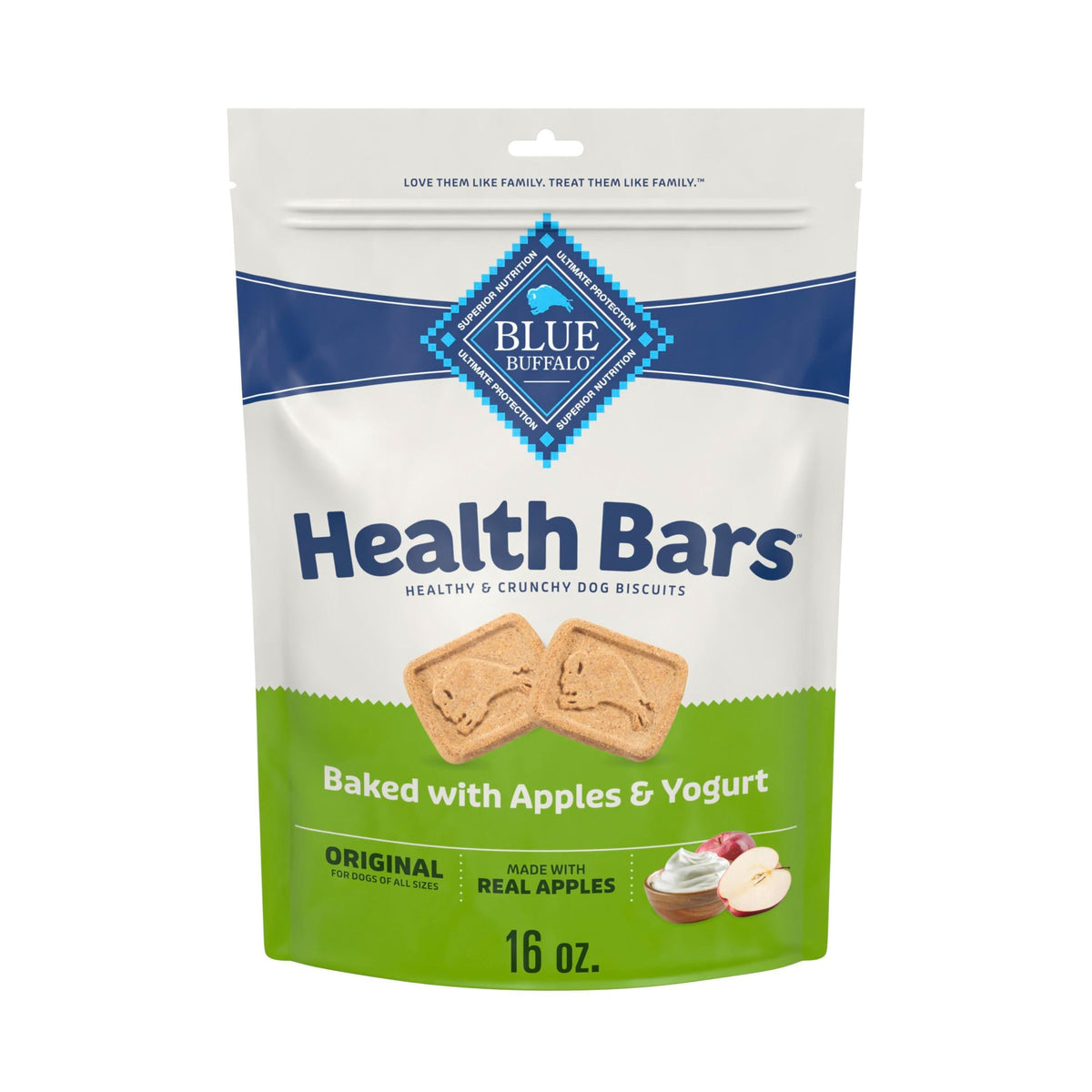 Blue Buffalo Health Bars: galletas de manzana y yogur horneadas para perro