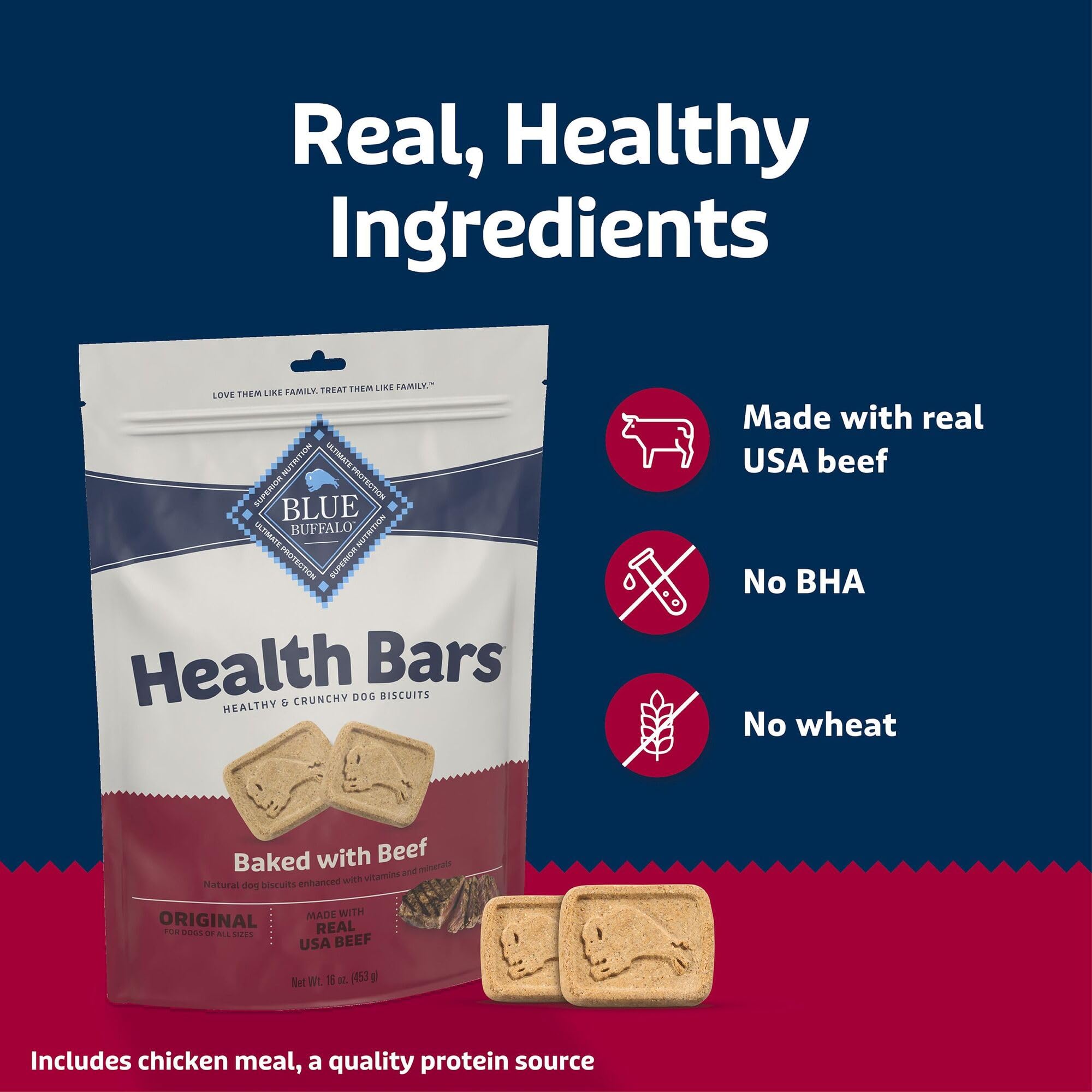 Blue Buffalo Health Bars: omega-3 y antioxidantes para apoyo general