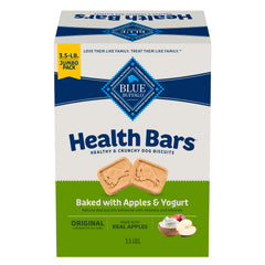 Blue Buffalo Health Bars biscuits croquants aux pommes et yogourt, récompense gourmande lors de l'entraînement