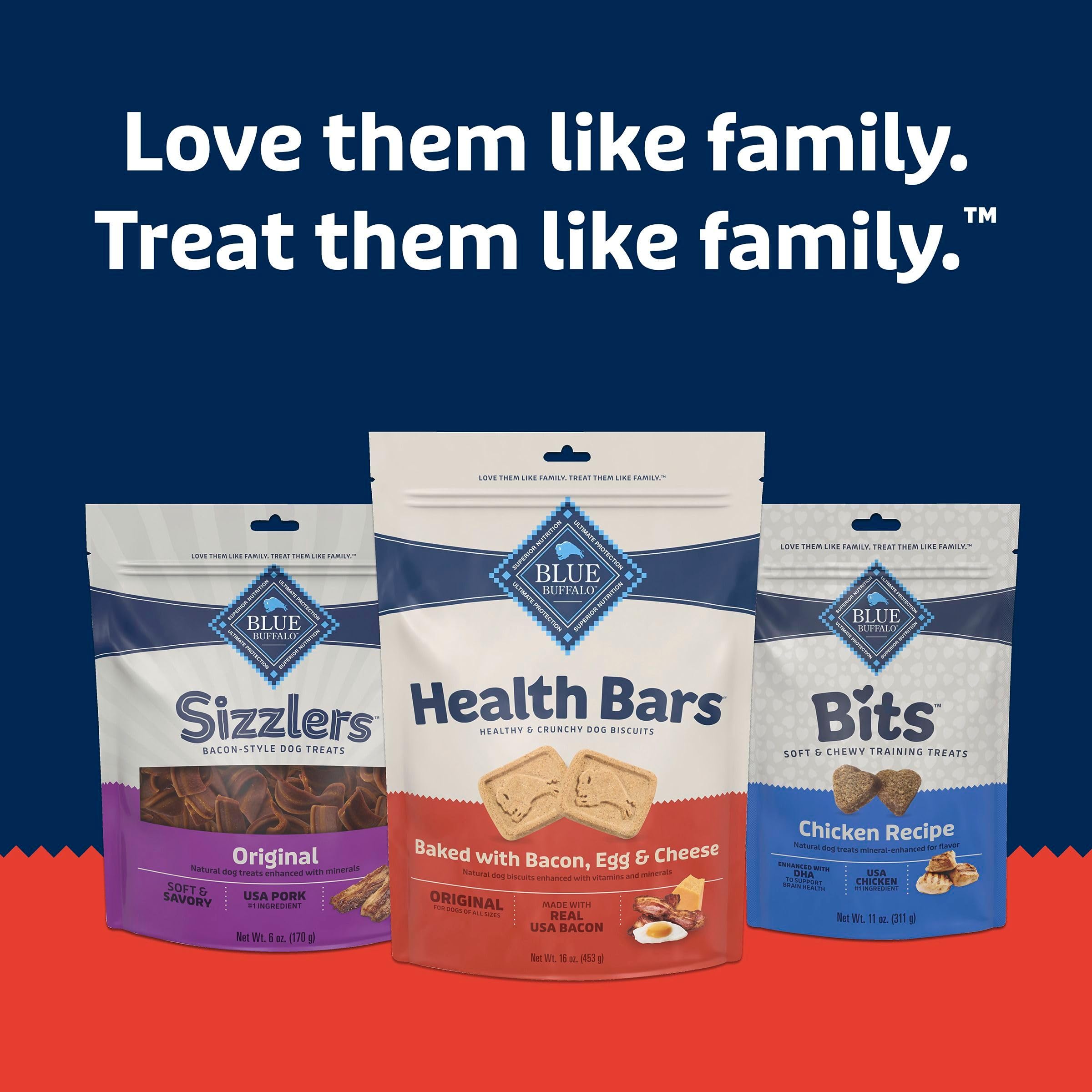 Blue Buffalo Health Bars Sin Maíz Trigo Soya, alternativa libre de alérgenos.