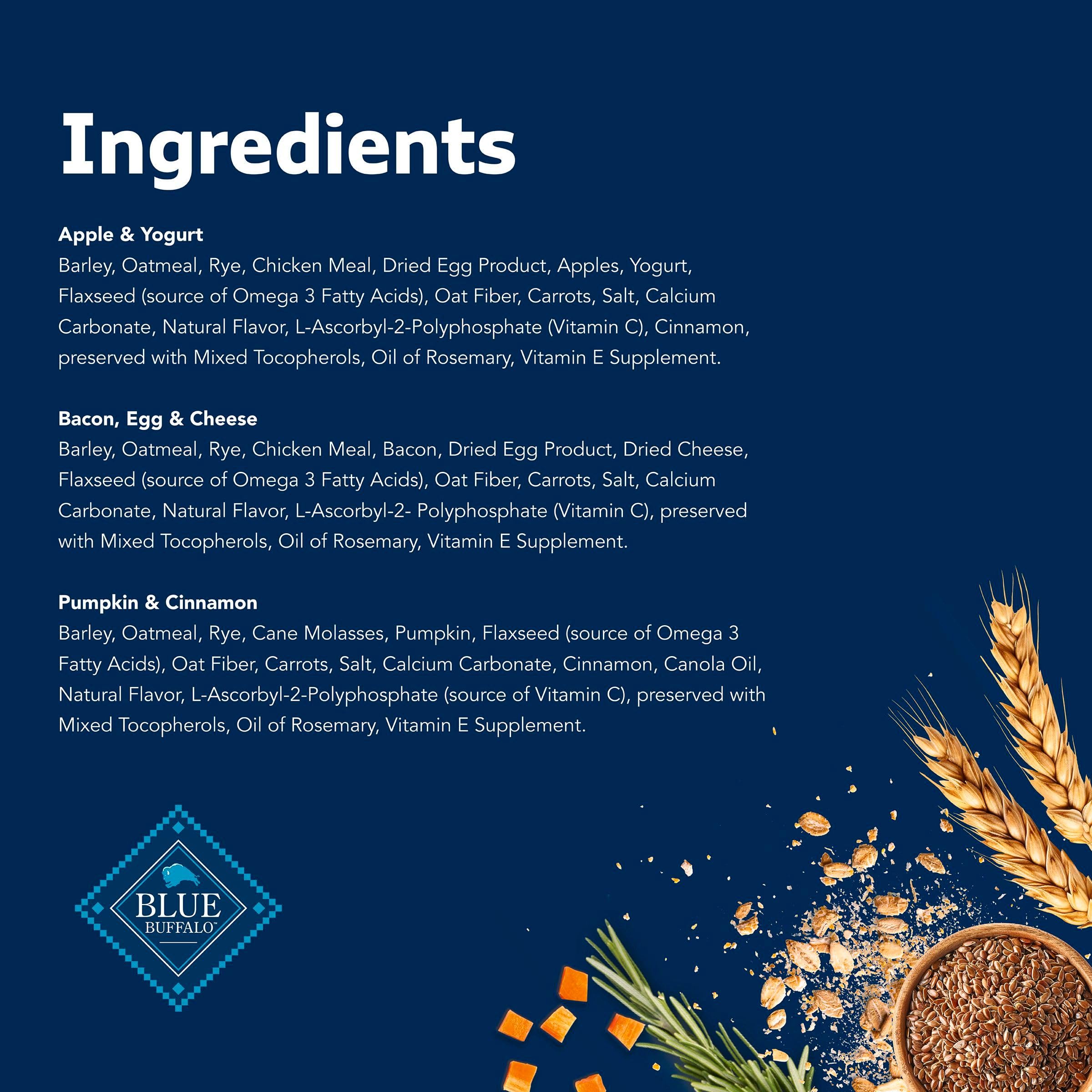 Blue Buffalo Health Bars Textura Crujiente, crocante para perros activos.